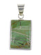 Authentic Sterling Silver Turquoise Jewelry Pendant AX95455